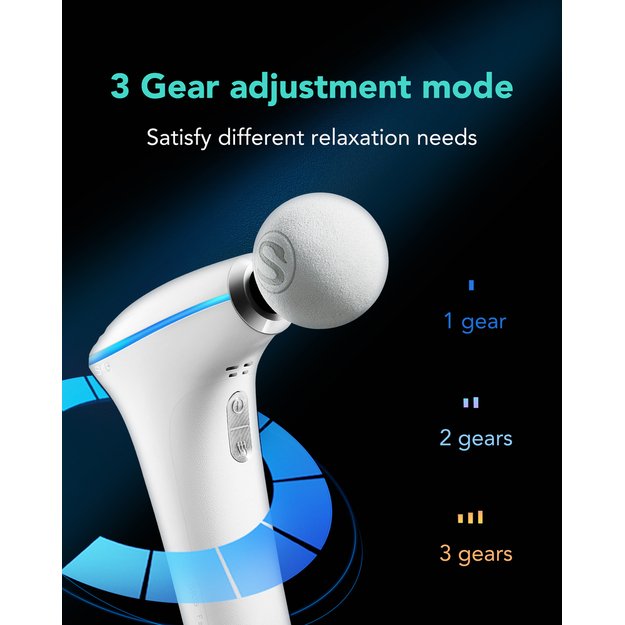SKG F5-EN massage gun for the whole body - white 44