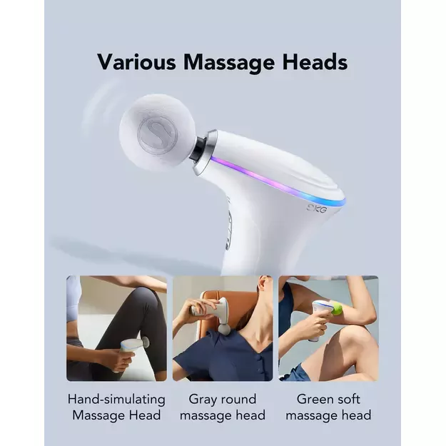 SKG F5-EN massage gun for the whole body - white 27