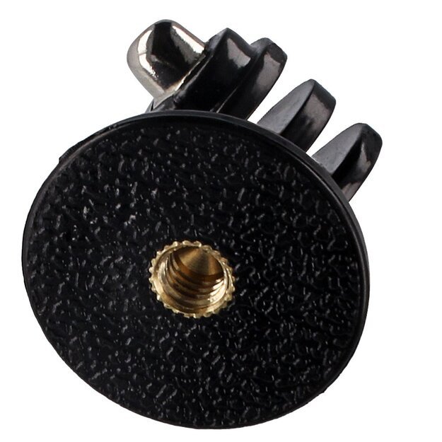 Sports Camera Mount with GoPro Tripod Mount - Black 6