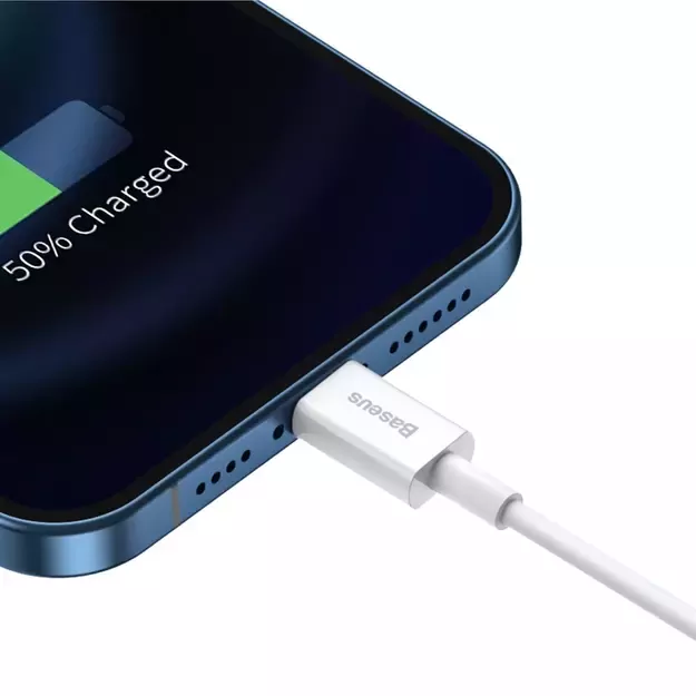 Baseus Superior USB - Lightning cable 2.4A 1.5 m White (CALYS-B02) 7