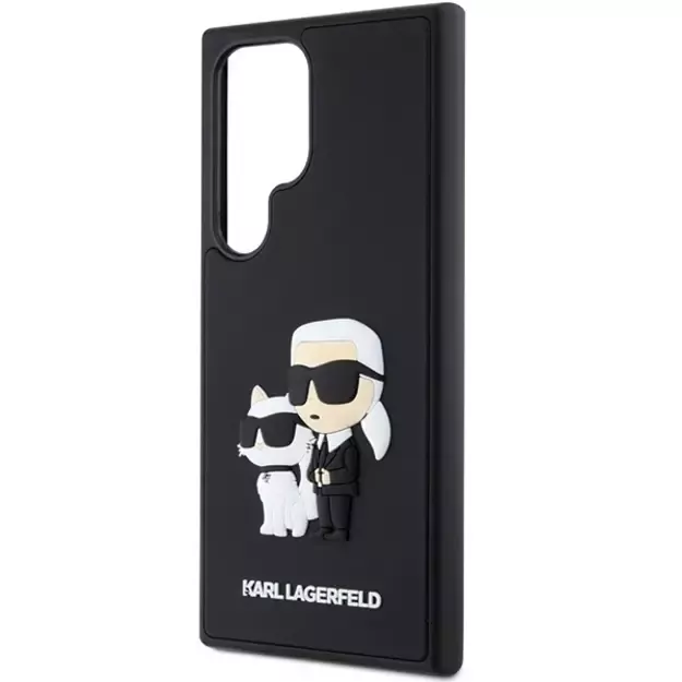Karl Lagerfeld 3D Rubber Karl&amp Choupette case for Samsung Galaxy S24 Ultra - black 5