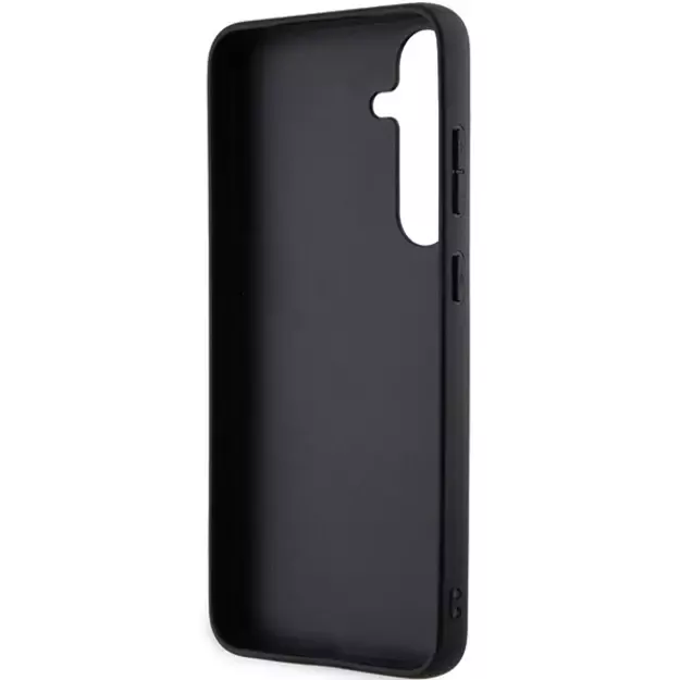 Karl Lagerfeld Gripstand Saffiano Karl&amp Choupette Pins case for Samsung Galaxy S24 - black 6