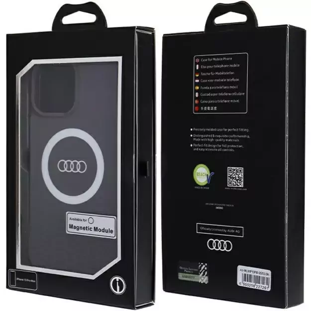 Audi IML Big Logo MagSafe case for iPhone 13 Pro Max - black 6