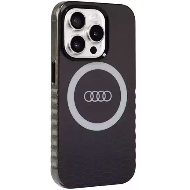 Audi IML Big Logo MagSafe case for iPhone 15 Pro - black 5