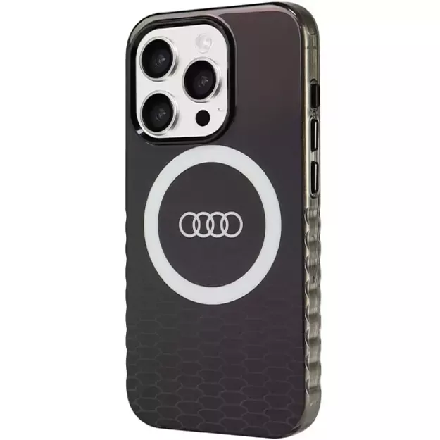 Audi IML Big Logo MagSafe case for iPhone 15 Pro - black 1