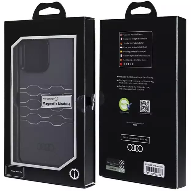 Audi IML MagSafe case for iPhone 14 Pro Max - black 6