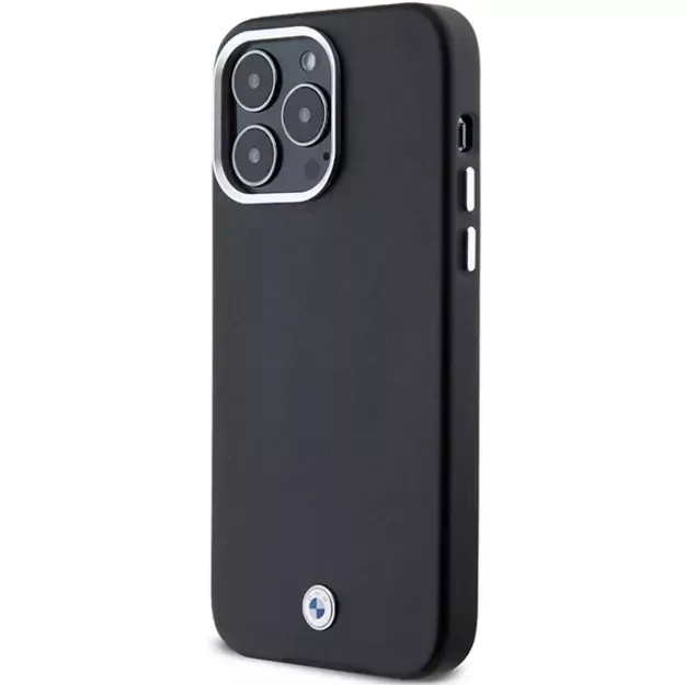 BMW Signature Wrapped Metal MagSafe case for iPhone 15 Pro Max - black 1