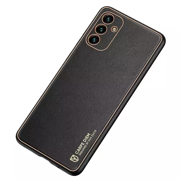 Dux Ducis Yolo elegant cover made of ecological leather for Samsung Galaxy A13 5G black 15