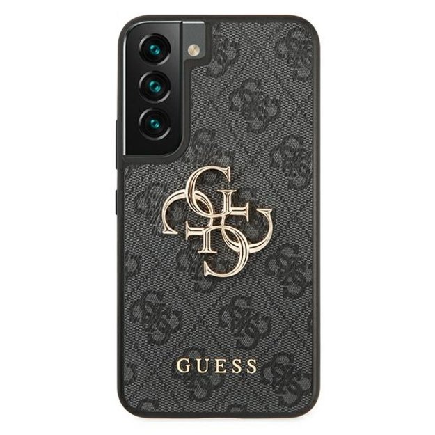 Guess GUHCS22S4GMGGR S901 S22 szary/grey hardcase 4G Big Metal Logo 2