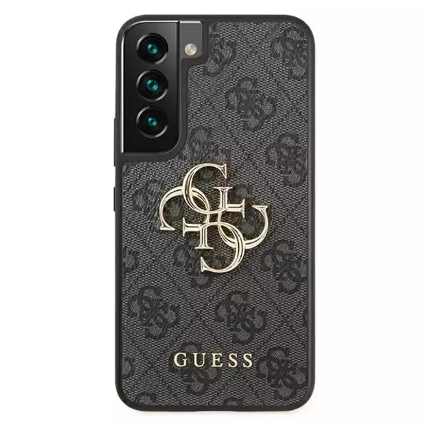 Guess GUHCS22S4GMGGR S901 S22 szary/grey hardcase 4G Big Metal Logo 9
