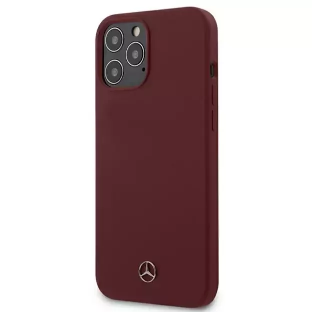 Mercedes MEHCP12LSILRE iPhone 12 Pro Max 6,7  czerwony/red hardcase Silicone Line