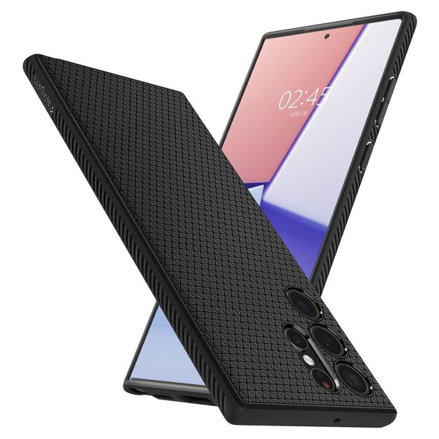 Spigen Liquid Air Case for Samsung Galaxy S22 Ultra - Matte Black 2