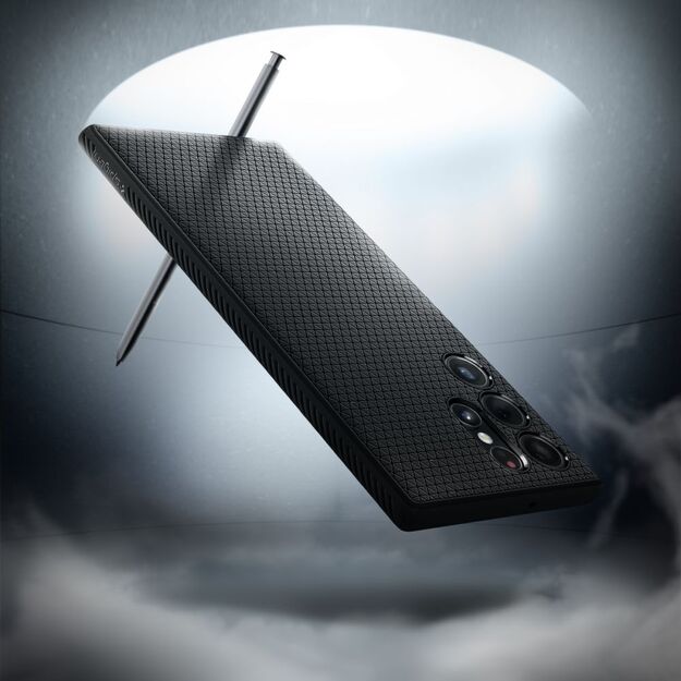 Spigen Liquid Air Case for Samsung Galaxy S22 Ultra - Matte Black 6