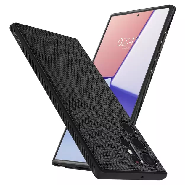 Spigen Liquid Air Case for Samsung Galaxy S22 Ultra - Matte Black 14