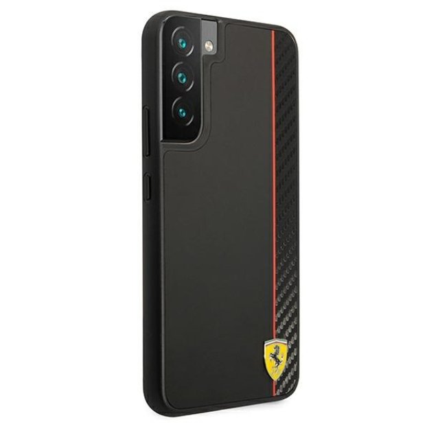 Ferrari FESAXHCS22MBK S22+ S906 black/black hardcase On Track Carbon Stripe 10