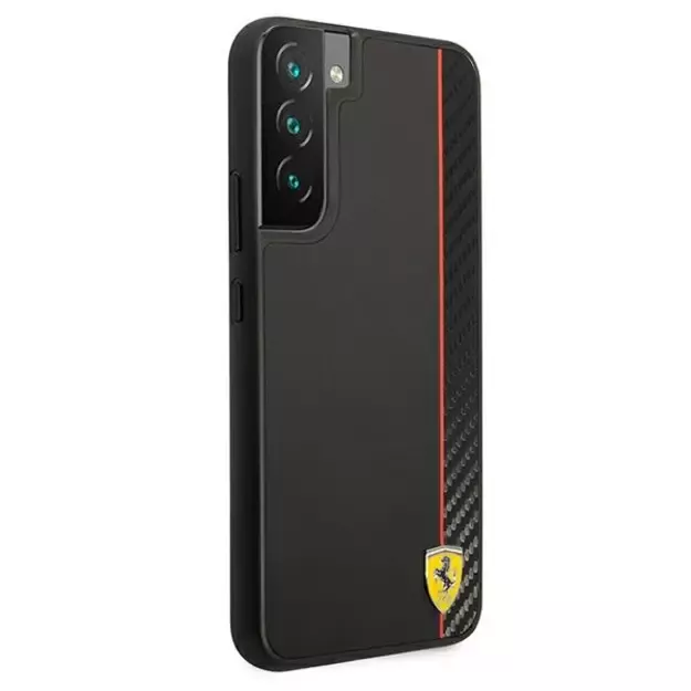 Ferrari FESAXHCS22MBK S22+ S906 black/black hardcase On Track Carbon Stripe 3