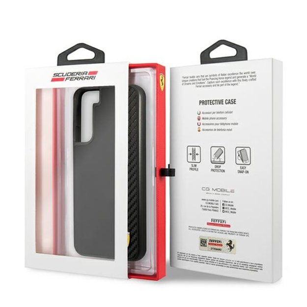 Ferrari FESAXHCS22MBK S22+ S906 black/black hardcase On Track Carbon Stripe 14