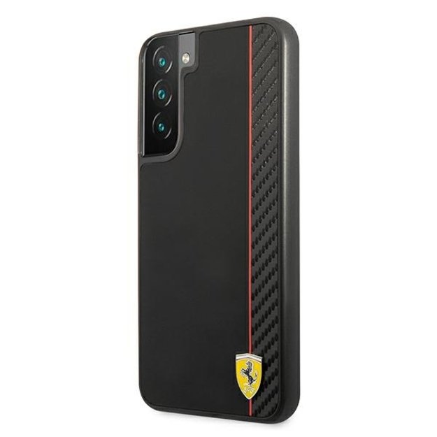 Ferrari FESAXHCS22MBK S22+ S906 black/black hardcase On Track Carbon Stripe 8