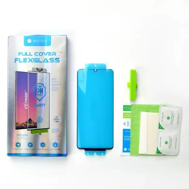 3D Edge Nano Flexi Glass Hybrid Full Screen Protector with frame for Xiaomi Mi 11 transparent 37