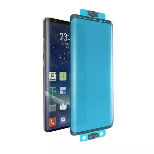 3D Edge Nano Flexi Glass Hybrid Full Screen Protector with frame for Xiaomi Mi 11 transparent 34