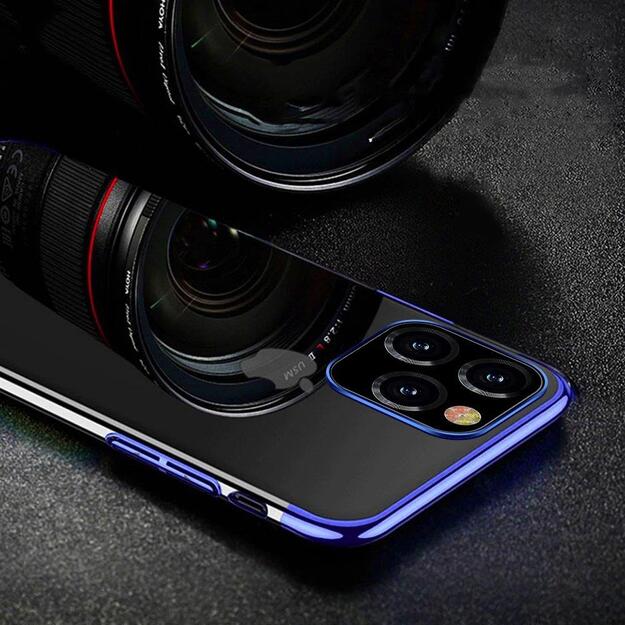 Clear Color Case Gel TPU Electroplating frame Cover for Xiaomi Mi 11 black 10