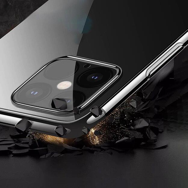 Clear Color Case Gel TPU Electroplating frame Cover for Xiaomi Mi 11 black 12