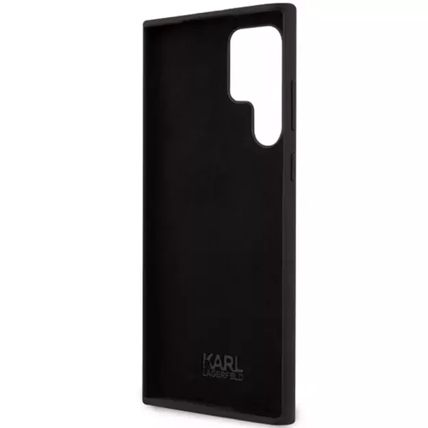 Karl Lagerfeld Silicone Ikonik case for Samsung Galaxy S24 Ultra - black 6