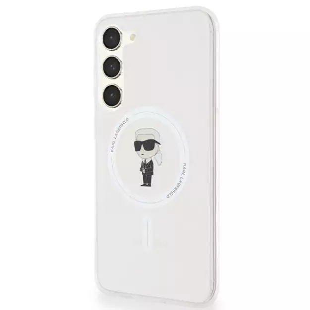 Karl Lagerfeld IML Ikonik MagSafe case for Samsung Galaxy S23+ - transparent 1