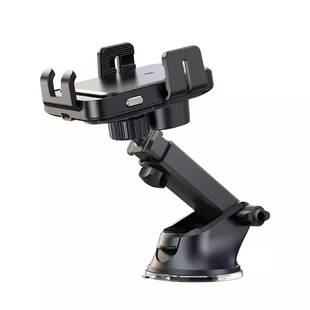 Joyroom JR-ZS219 electric dashboard mount with 15W inductive charger - black 9