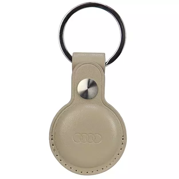 Audi Synthetic Leather AirTag case - beige 10