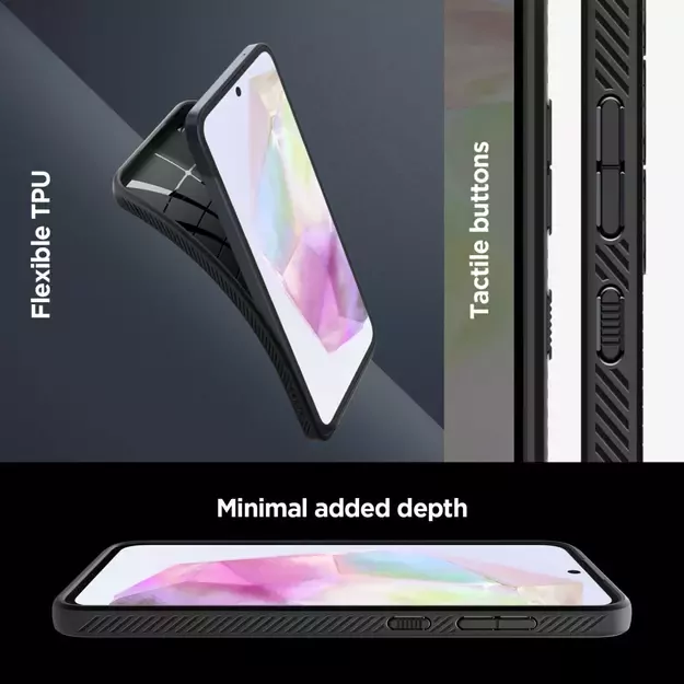 Spigen Liquid Air Case for Samsung Galaxy A35 5G - Matte Black 30