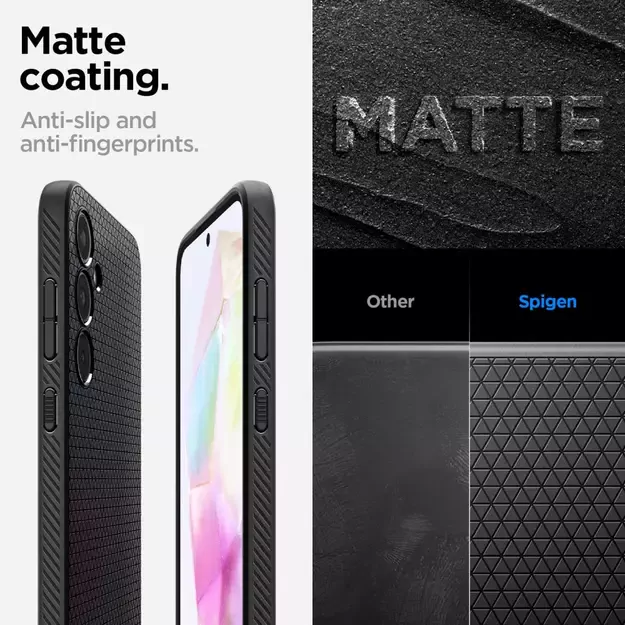 Spigen Liquid Air Case for Samsung Galaxy A35 5G - Matte Black 28