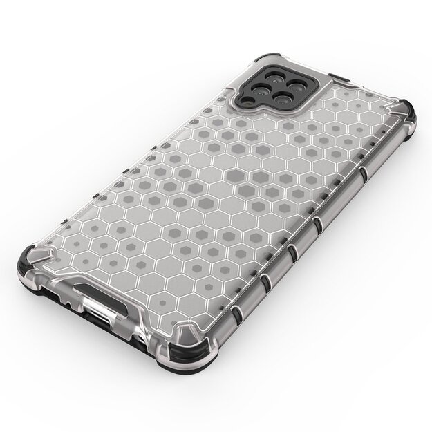 Honeycomb Case armor cover with TPU Bumper for Samsung Galaxy A42 5G green 20