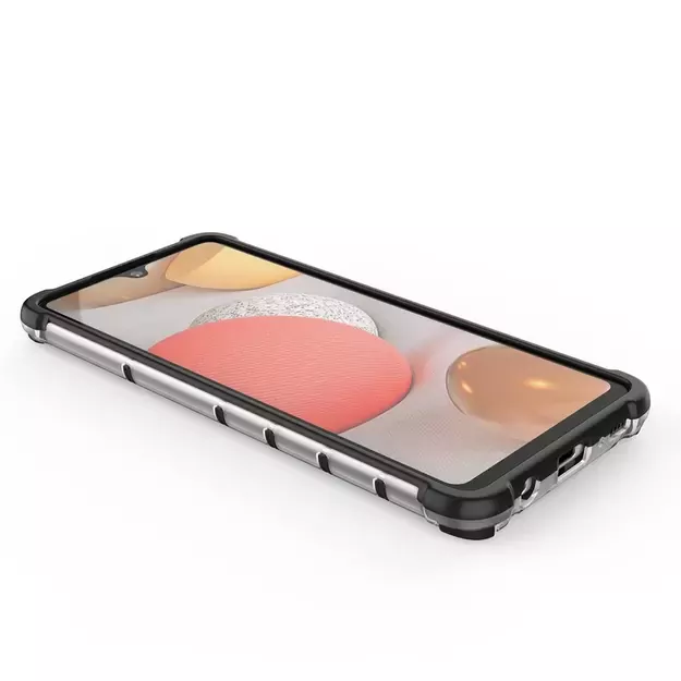 Honeycomb Case armor cover with TPU Bumper for Samsung Galaxy A42 5G green 12