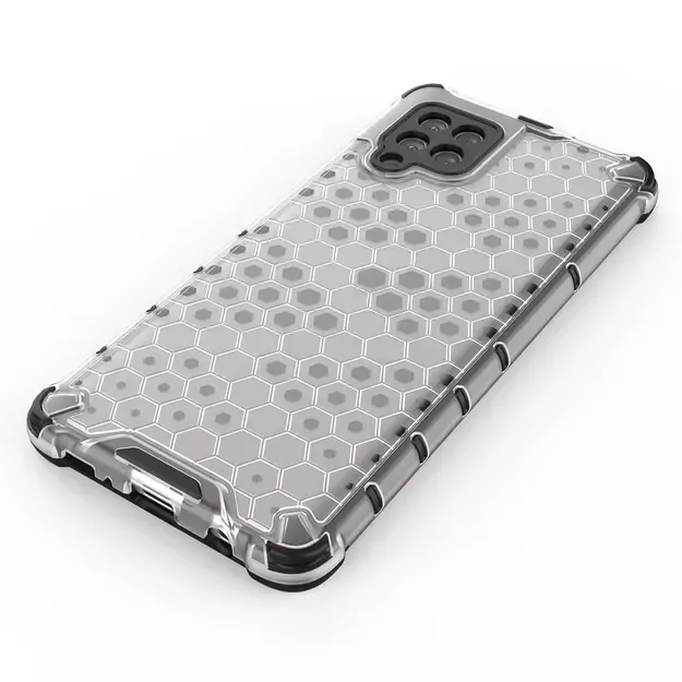 Honeycomb Case armor cover with TPU Bumper for Samsung Galaxy A42 5G green 7