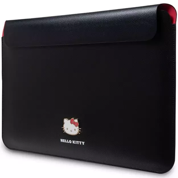 Hello Kitty PU Metal Logo case for a 14&quot  laptop - black 1