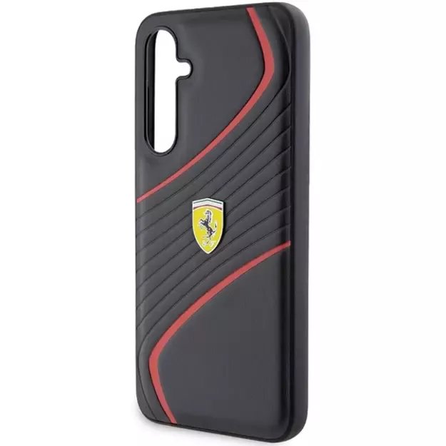 Ferrari Twist Metal Logo case for Samsung Galaxy S23 FE - black 4