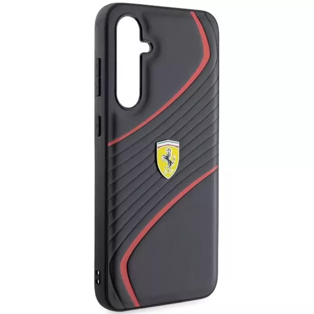 Ferrari Twist Metal Logo case for Samsung Galaxy S23 FE - black 3