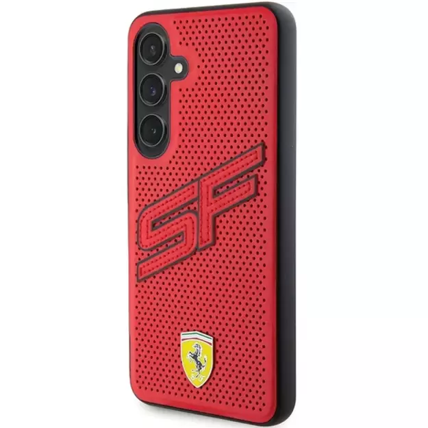 Ferrari Big SF Perforated case for Samsung Galaxy S24 - red 8