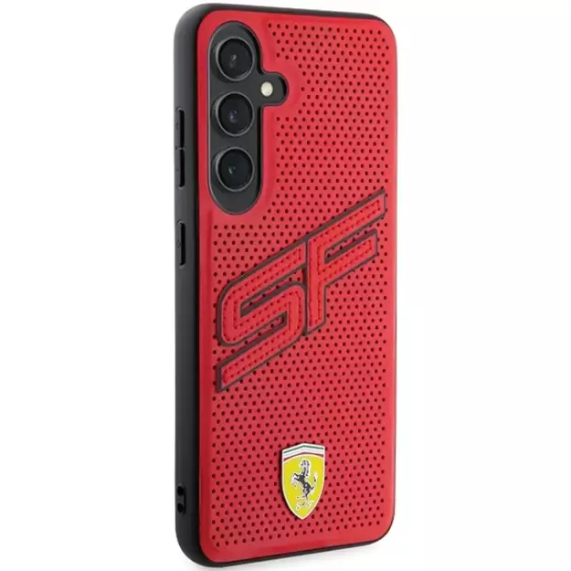 Ferrari Big SF Perforated case for Samsung Galaxy S24 - red 10