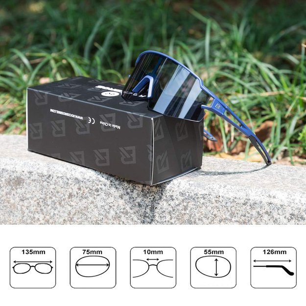 Rockbros 10174 photochromic UV400 cycling glasses - blue 5