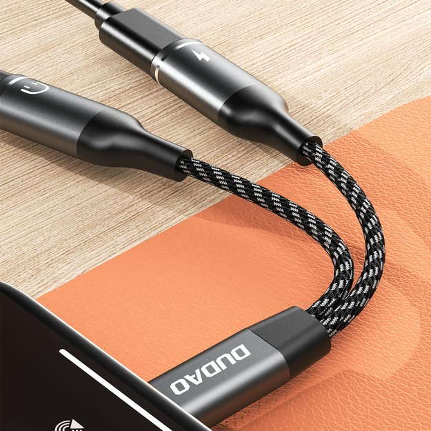 Dudao L13C+ 2in1 USB-C Adapter - Gray 7