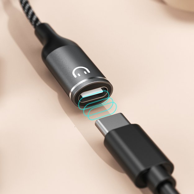 Dudao L13C+ 2in1 USB-C Adapter - Gray 8