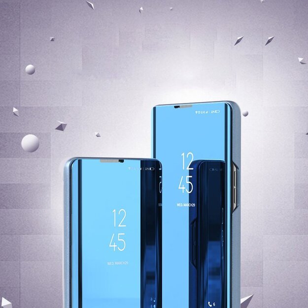 Clear View Case cover for Xiaomi Redmi K40 Pro+ / K40 Pro / K40 / Poco F3 blue 11