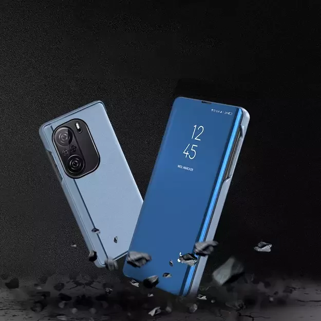 Clear View Case cover for Xiaomi Redmi K40 Pro+ / K40 Pro / K40 / Poco F3 blue 8