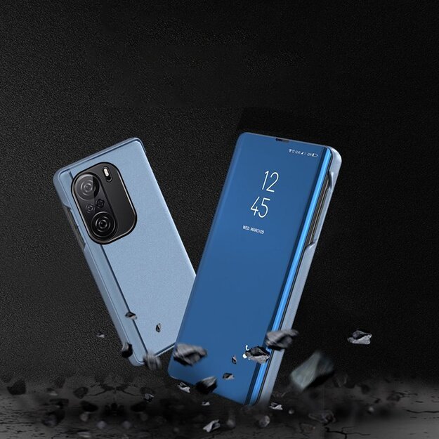 Clear View Case cover for Xiaomi Redmi K40 Pro+ / K40 Pro / K40 / Poco F3 blue 16