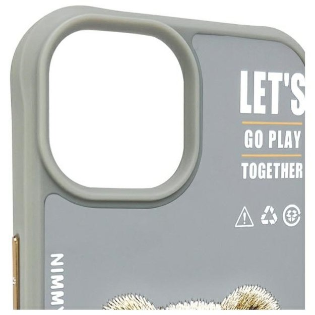 Nimmy Cool&amp Cute 2.0 Bear Case for iPhone 15 - Gray 7