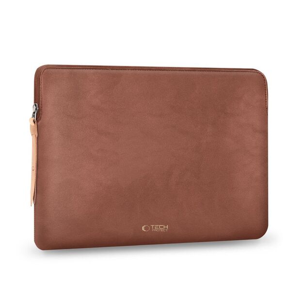 Tech-Protect Fleece Laptop Bag 13-14 - Brown 1