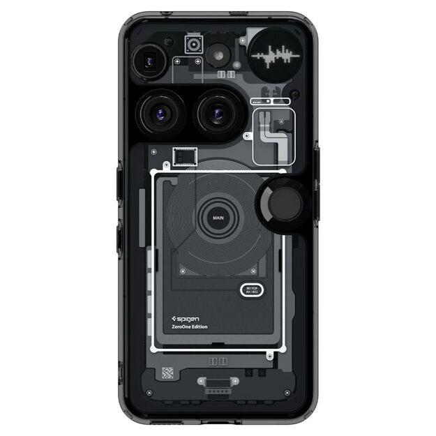 Spigen Ultra Hybrid Case for Nothing Phone 3 Zero One - Transparent 3
