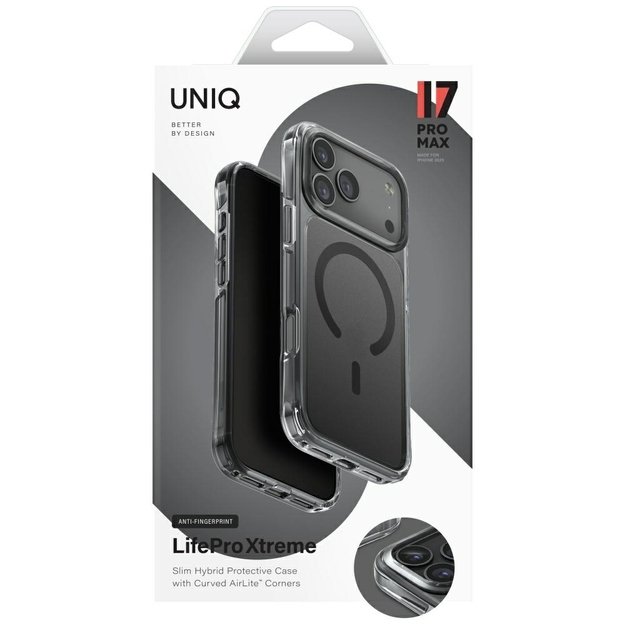 Uniq LifePro Xtreme Magclick Charging case for iPhone 17 Pro Max - black 5